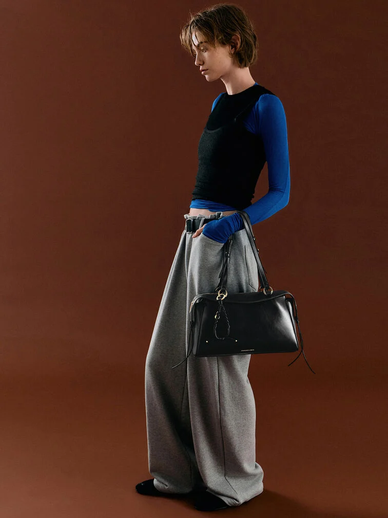 Wide Leg Trousers - Pair Volume With Cleaner Tops