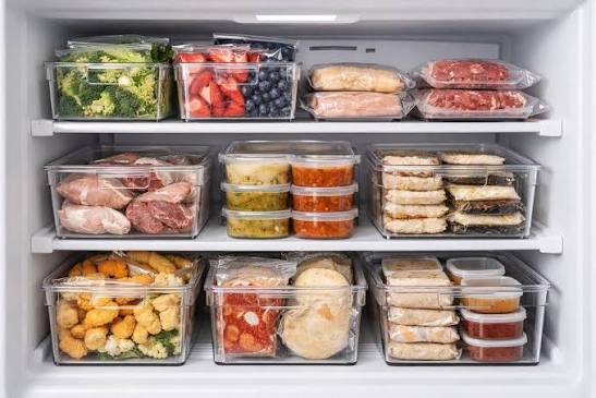 Packed Freezer Drawers - Organize Food and Prevent Waste